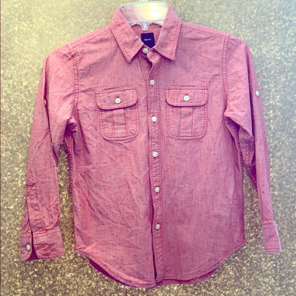 Youth size M(8) Gap kids button up